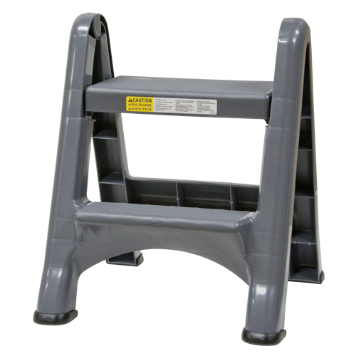 Folding Step Stool, 2 Steps, 19-1/2" x 20-1/2" x 22-3/4" High EastCoast Offshore Supplies