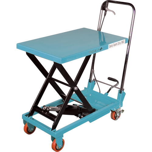 Heavy-Duty Hydraulic Scissor Lift Table, 27-1/2" L x 17-3/4" W, Steel, 330 lbs. Capacity EastCoast Offshore Supplies