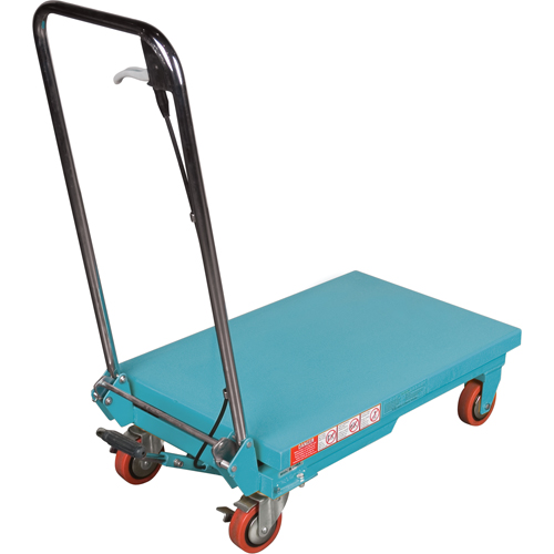 Heavy-Duty Hydraulic Scissor Lift Table, 27-1/2" L x 17-3/4" W, Steel, 330 lbs. Capacity EastCoast Offshore Supplies