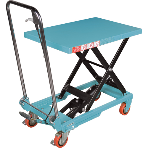 Heavy-Duty Hydraulic Scissor Lift Table, 27-1/2" L x 17-3/4" W, Steel, 330 lbs. Capacity EastCoast Offshore Supplies