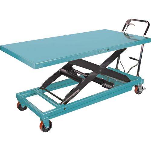 Heavy-Duty Hydraulic Scissor Lift Table, 63" L x 31-7/8" W, Steel, 1100 lbs. Capacity EastCoast Offshore Supplies
