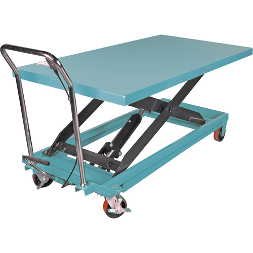 Heavy-Duty Hydraulic Scissor Lift Table, 63" L x 31-7/8" W, Steel, 1100 lbs. Capacity EastCoast Offshore Supplies