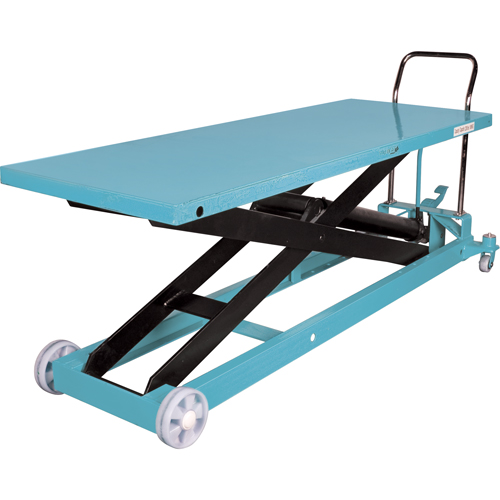 Heavy-Duty Hydraulic Scissor Lift Table, 80-1/8" L x 29-1/2" W, Steel, 2200 lbs. Capacity EastCoast Offshore Supplies