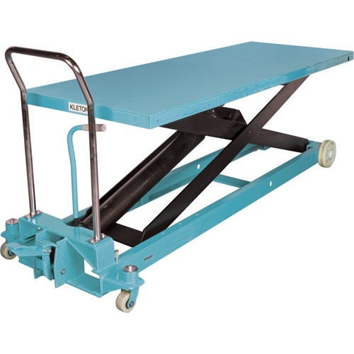 Heavy-Duty Hydraulic Scissor Lift Table, 80-1/8" L x 29-1/2" W, Steel, 2200 lbs. Capacity EastCoast Offshore Supplies