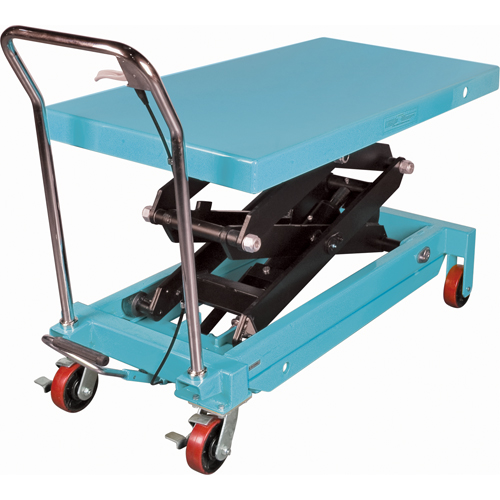 Table &eacute;l&eacute;vatrice robuste &agrave; ciseaux hydraulique, 48" lo x 24" la, Acier, Capacit&eacute; 1545 lb EastCoast Offshore Supplies