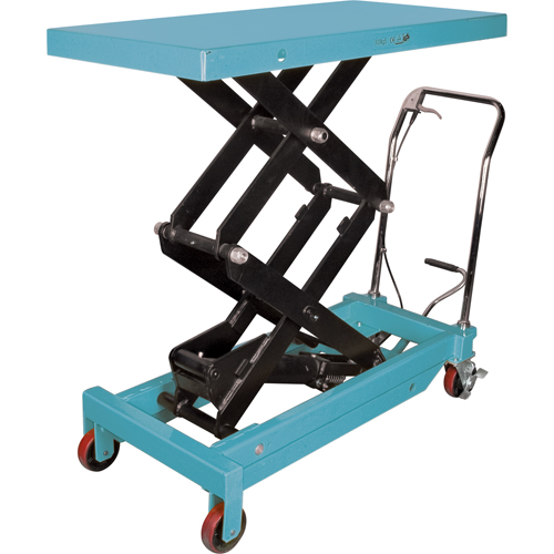 Table &eacute;l&eacute;vatrice robuste &agrave; ciseaux hydraulique, 48" lo x 24" la, Acier, Capacit&eacute; 1545 lb EastCoast Offshore Supplies