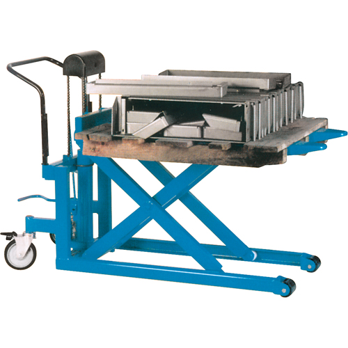 Hydraulic Skid Scissor Lift/Table, 42-1/2" L x 27" W, Steel, 1000 lbs. Capacity EastCoast Offshore Supplies