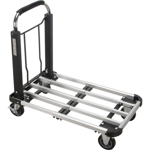 Chariots &agrave; plateforme pliants, Aluminium, 300 lb, 28" lo x 16" la, Hauteur 32" EastCoast Offshore Supplies