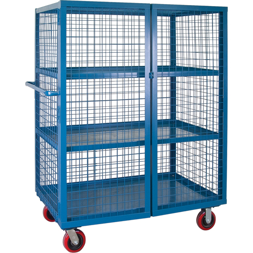Wire Mesh Truck, 3 Tiers, 75" L x 32" W x 62.5" H, 2400 lbs. Cap. EastCoast Offshore Supplies