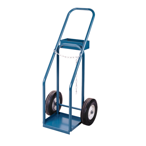 Gas Cylinder Carts, Semi-Pneumatic Wheels, 12" W x 10" L Base, 400 lbs. EastCoast Offshore Supplies