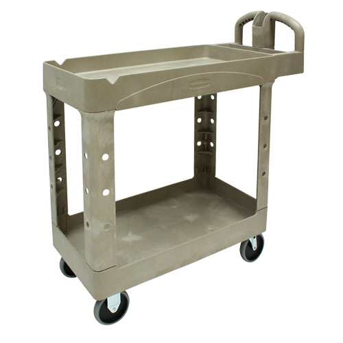 Heavy Duty Utility Cart - 4500-88, 2 Tiers, 17-1/8" x 33-1/4" x 39", 500 lbs. Capacity EastCoast Offshore Supplies
