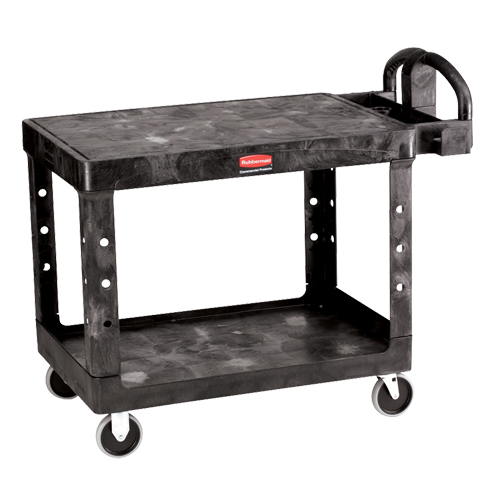 Flat Shelf Heavy Duty Utility Cart - 4525-00, 2 Tiers, 25-7/8" x 33-3/10" x 43-9/10", 500 lbs. Capacity EastCoast Offshore Supplies
