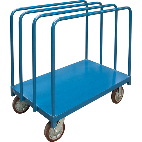 Single Level Rails Heavy-Duty Panel Mover Truck, 48" x 30" x 45", 2500 lbs. Capacity EastCoast Offshore Supplies
