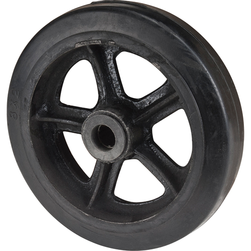 Mold-On Rubber Wheel, 8" (203 mm) Dia. x 2" (51 mm) W, 400 lbs. (181 kg.) Capacity EastCoast Offshore Supplies