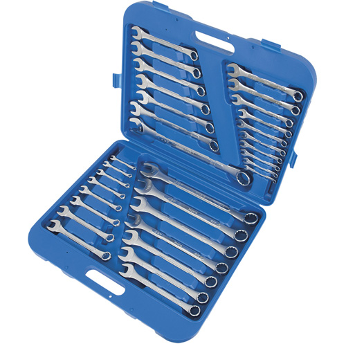 Jeu de cl&eacute;s &agrave; panneaux sur&eacute;lev&eacute;es CWS-32SM, Combinaison, 32 morceaux, Imp&eacute;rial et m&eacute;trique EastCoast Offshore Supplies