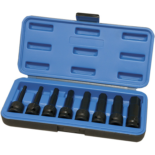 Metric Impact Socket Set, Hex, 1/2" Drive, 8 Pcs EastCoast Offshore Supplies