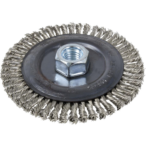 Disque m&eacute;tallique &agrave; brosse &eacute;troit, Dia. 6", Fils 0,022", Arbre 5/8"-11 EastCoast Offshore Supplies