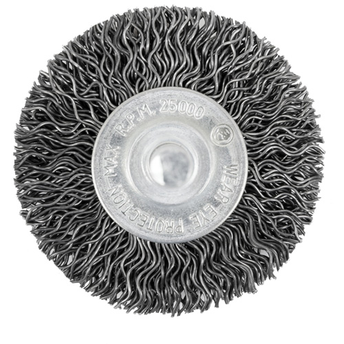105-2 Shaft Mounted Crimped Radial Brush, 2", .02" Fill EastCoast Offshore Supplies