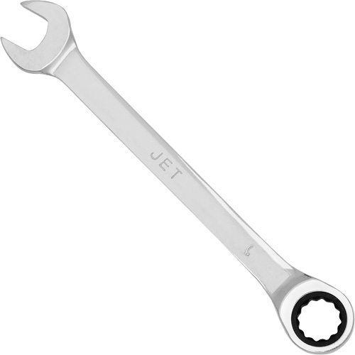 Cl&eacute; mixte &agrave; cliquet &agrave; motif long non r&eacute;versible, 17 mm, Fini Chrome EastCoast Offshore Supplies