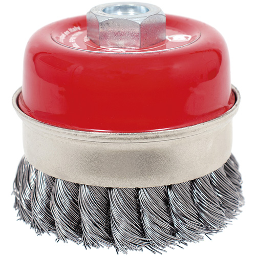 CKB3201T High Performance Knot Banded Cup Brush, 3-1/2" Dia. x 5/8"-11 Arbor EastCoast Offshore Supplies