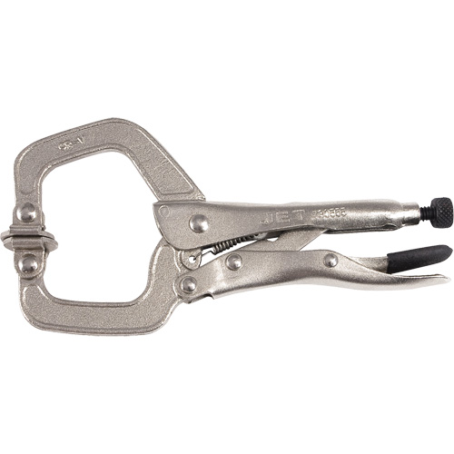 Super Heavy-Duty Locking C-Clamp with Swivel Pad, 6" (152 mm) Capacity EastCoast Offshore Supplies