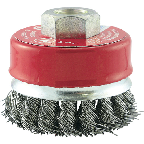 CKB2201T Knotted Cup Brush, 2-3/4" Dia. x 5/8"-11 Arbor EastCoast Offshore Supplies
