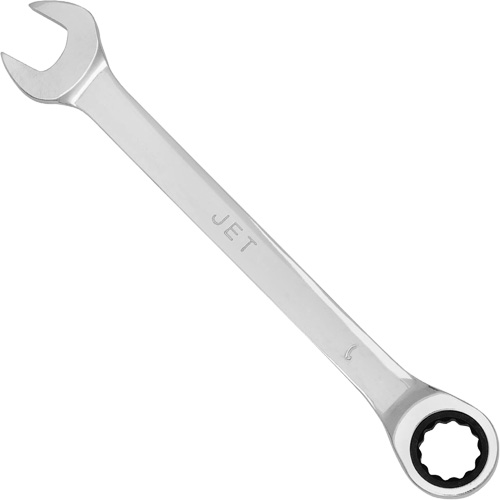 Cl&eacute; mixte &agrave; cliquet &agrave; motif long non r&eacute;versible, 9 mm, Fini Chrome EastCoast Offshore Supplies