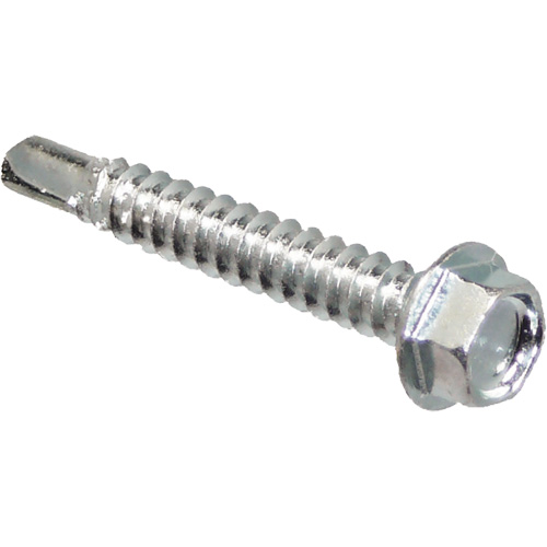 Self Drill Hex Washer, 1" x 10" L, Zinc Plated EastCoast Offshore Supplies