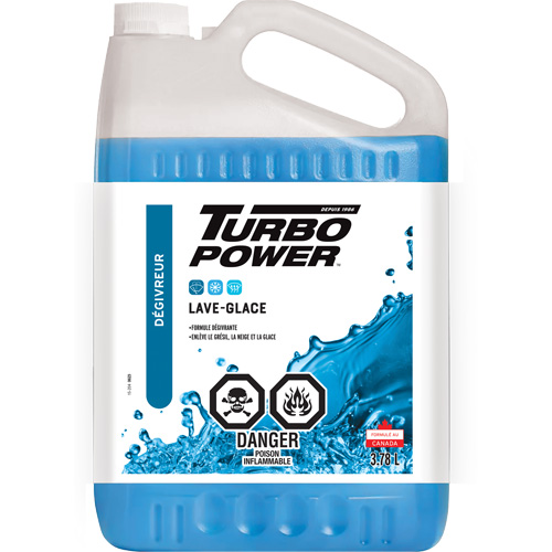 Turbo Power&reg; All-Season Windshield Washer Fluid, Jug, 3.78 L EastCoast Offshore Supplies