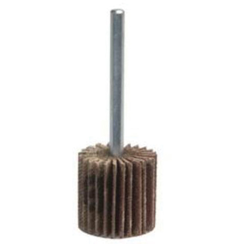Mini-meule &agrave; lamelles avec moyeu, Oxyde d'aluminium, Grain 120, 1" x 1/2" x 1/4" EastCoast Offshore Supplies