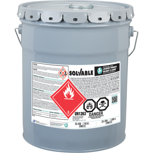 Professional Grade Lacquer Thinner, Pail, 18.9 L EastCoast Offshore Supplies