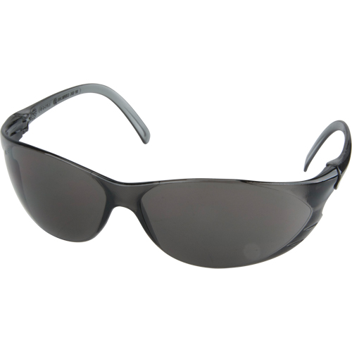 Twister Series Safety Glasses, Grey/Smoke Lens, Anti-Scratch, ANSI Z87+/Meets/Exceeds CSA Z94.3 EastCoast Offshore Supplies
