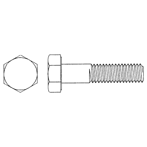 Hex Head Cap Screw, 3/8" Dia., 1-1/2" L, Stainless Steel, Coarse, Grade 18-8 Stainless Steel EastCoast Offshore Supplies
