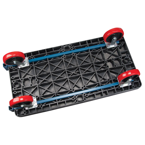 Chariots &agrave; plateforme en plastique, 60" lo x 30" la, 2500 lb cap, Roues Polyur&eacute;thane EastCoast Offshore Supplies