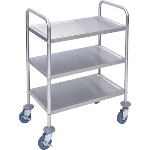 Shelf Cart, 3 Tiers, 16" W x 35" H x 26" D, 200 lbs. Capacity EastCoast Offshore Supplies