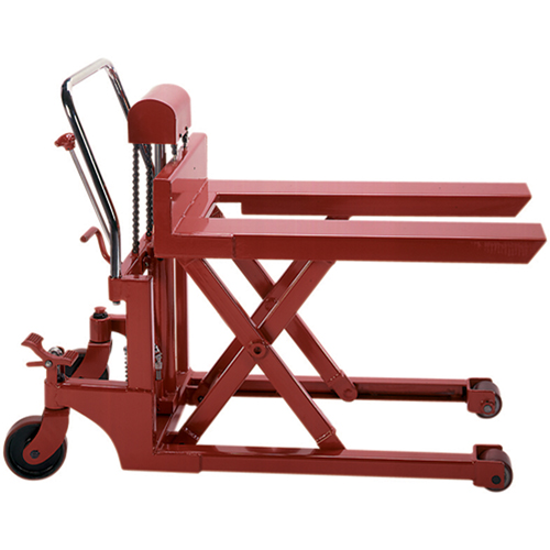 Scissor Pallet Lifter, 44" L x 27" W, Steel, 1100 lbs. Capacity EastCoast Offshore Supplies