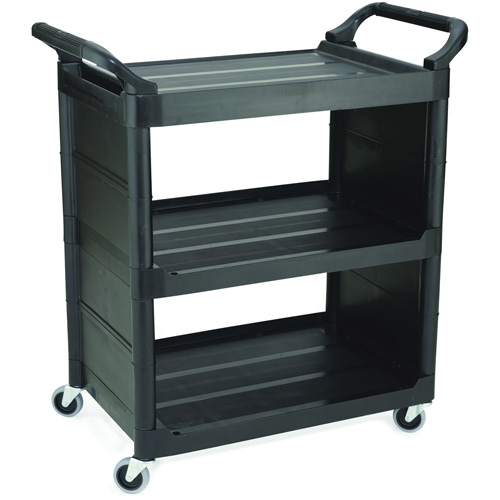 Chariot de service avec panneaux d'extr&eacute;mit&eacute;s, 3 tiers, 18-5/8" x 36-5/8" x 33-5/8", Capacit&eacute; 150 lb EastCoast Offshore Supplies