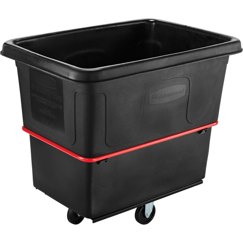 Heavy-Duty Utility Truck, Black Recycled Plastic, 44-3/8" L x 31" W x 38-1/4" H, 16 cu. ft. Volume, 1000 lbs. Capacity EastCoast Offshore Supplies