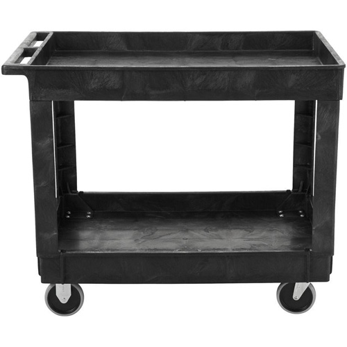 Flat Handle Utility Cart, 2 Tiers, 40" x 32-1/4" x 24", 500 lbs. Capacity EastCoast Offshore Supplies