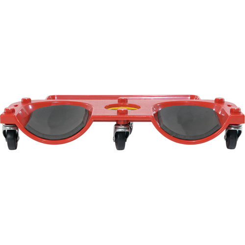 Socle roulant pour les genoux, Plastique, Rouge, Capacit&eacute; 350 lb EastCoast Offshore Supplies