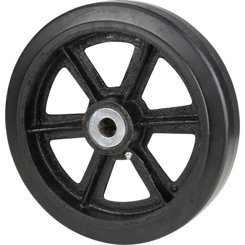 Mold-On Rubber Wheels, 6" (152.4 mm) Dia. x 2" (50.8 mm) W, 500 lbs. (226.796 kg.) Capacity EastCoast Offshore Supplies