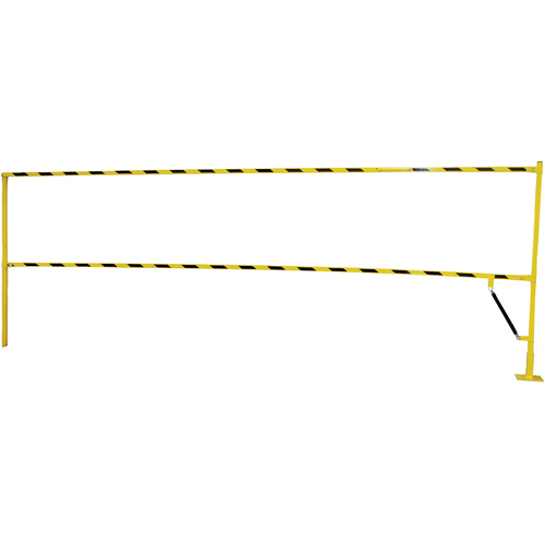 Barri&egrave;re &agrave; bascule de s&eacute;curit&eacute;, Simple, 6' lo x 42-5/8" h d&eacute;ploy&eacute; EastCoast Offshore Supplies