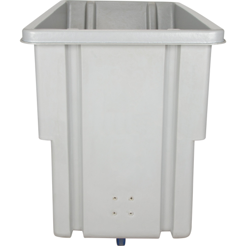 Chariot basculeur en acier, Poly&eacute;thyl&egrave;ne, 0,625 vg³, Capacit&eacute; de charge de 500 lb EastCoast Offshore Supplies