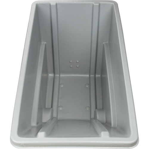 Chariot basculeur en acier, Poly&eacute;thyl&egrave;ne, 0,625 vg³, Capacit&eacute; de charge de 500 lb EastCoast Offshore Supplies