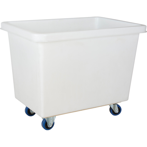 Tapered Wall Box Truck, White Polyethylene, 39" L x 27" W x 31" H, 12 cu. ft. Volume, 600 lbs. Capacity EastCoast Offshore Supplies