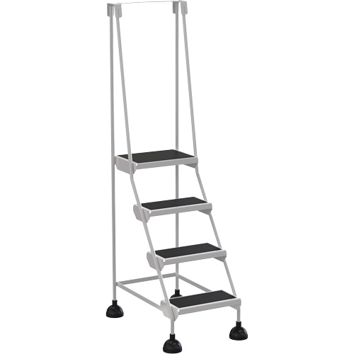 Stop-Step Ladders, 4 Steps, 16" Step Width, 38-3/16" Platform Height, Steel EastCoast Offshore Supplies