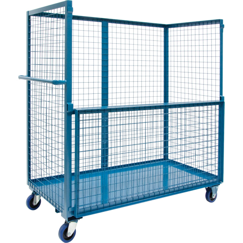 Wire Mesh Stock Truck, Steel, 24" x 55" x 36", 2400 lbs. Capacity EastCoast Offshore Supplies