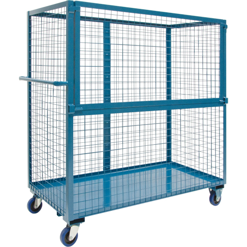 Wire Mesh Stock Truck, Steel, 24" x 55" x 36", 2400 lbs. Capacity EastCoast Offshore Supplies