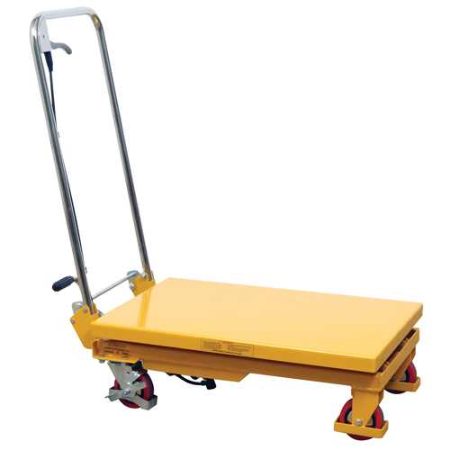 Hydraulic Scissor Lift Table, 17.75" L x 27.5" W/27-1/2" L x 17-3/4" W, Steel, 330 lbs. Capacity EastCoast Offshore Supplies