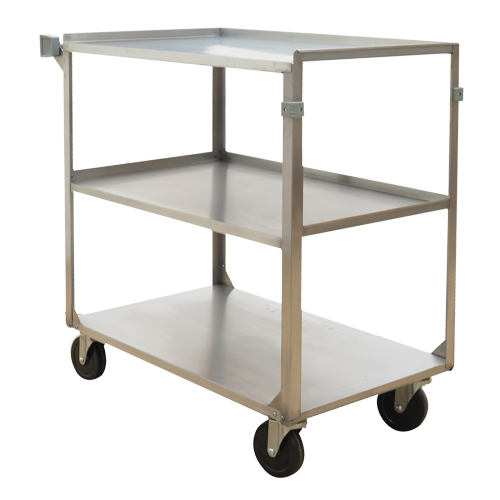 Chariots &agrave; tablette, 3 Tiers, 21" la x 37-1/4" h x 35-1/8" p, Capacit&eacute; 500 lb EastCoast Offshore Supplies